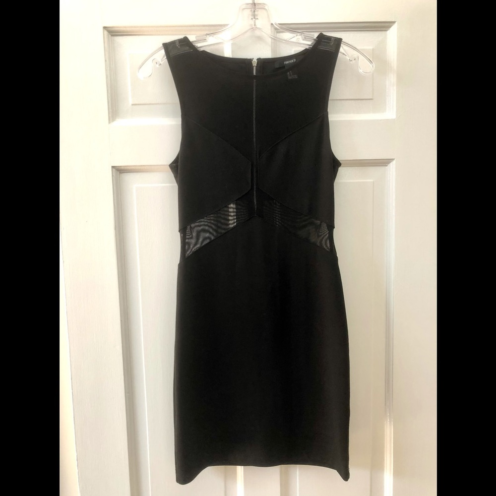 Black Sleeveless Sheath Dress, size Sm, Forever 21